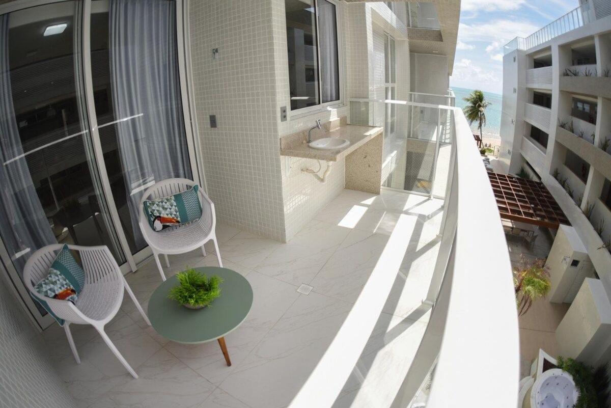 Branco Haus - Pe Na Areia Do Caribessa Appartement João Pessoa Buitenkant foto
